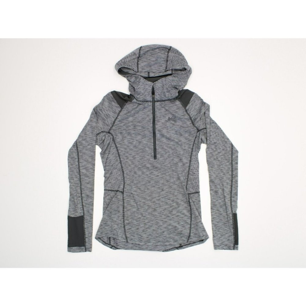 REI Co-Op Womens Small Pullover Hoodie Light Weight Athletic 1/2 Zip
